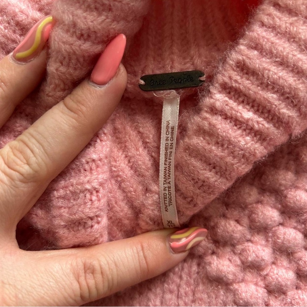Free People Blush Cowl Neck Sweater - Picture 2 of 7